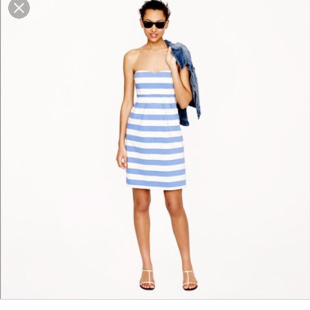 Strapless J Crew Dress